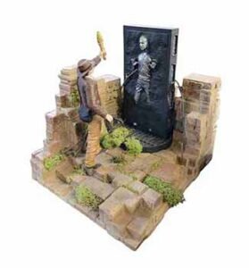 3D printed Indiana Jones diorama